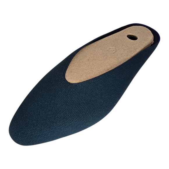 Rothy’s Almond Demi Mule Deep Emerald Knit Slip-On 10.5 NIB with Box - Picture 3 of 9